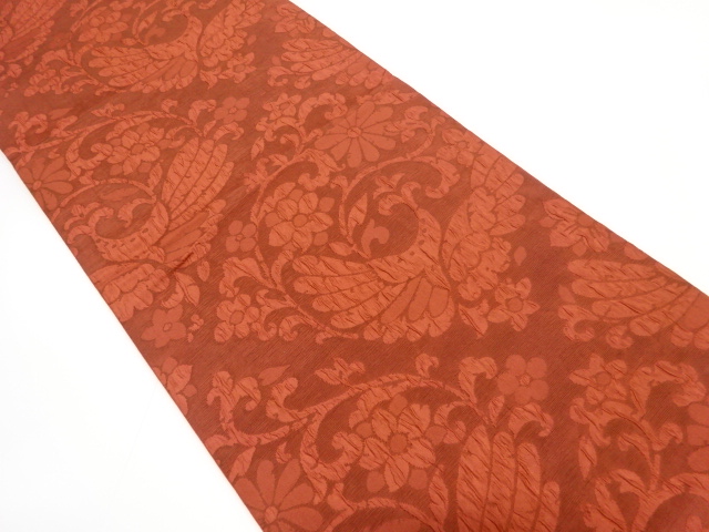 JAPANESE FUKURO OBI / WOVEN FLORAL SARASA